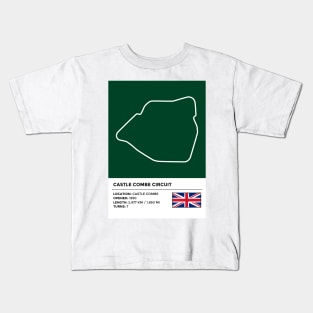 Castle Combe Circuit [info] Kids T-Shirt